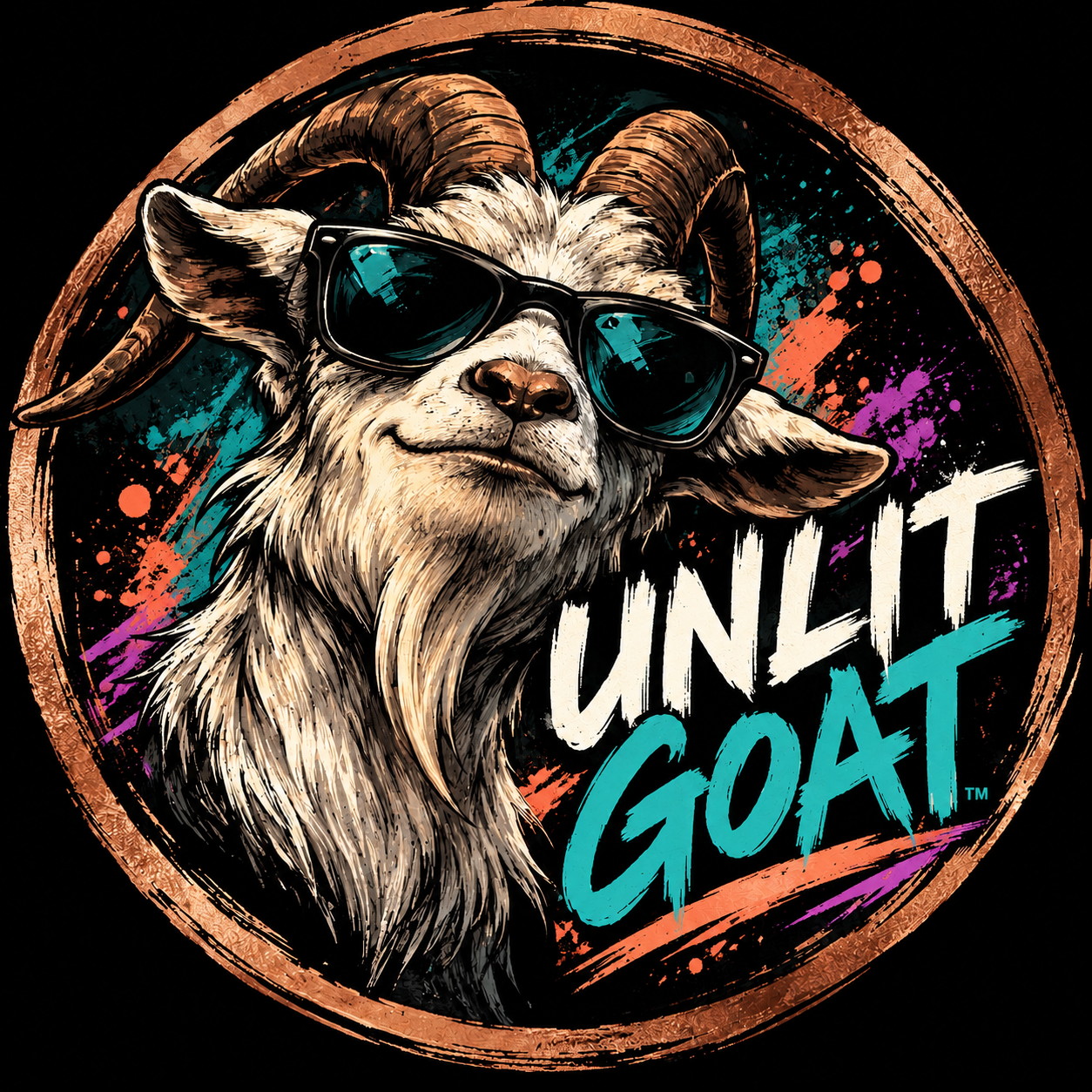 Unlit Goat